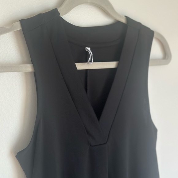 Z Supply Women’s V neck size Small Sleeveless tank dress Black - Picture 6 of 9